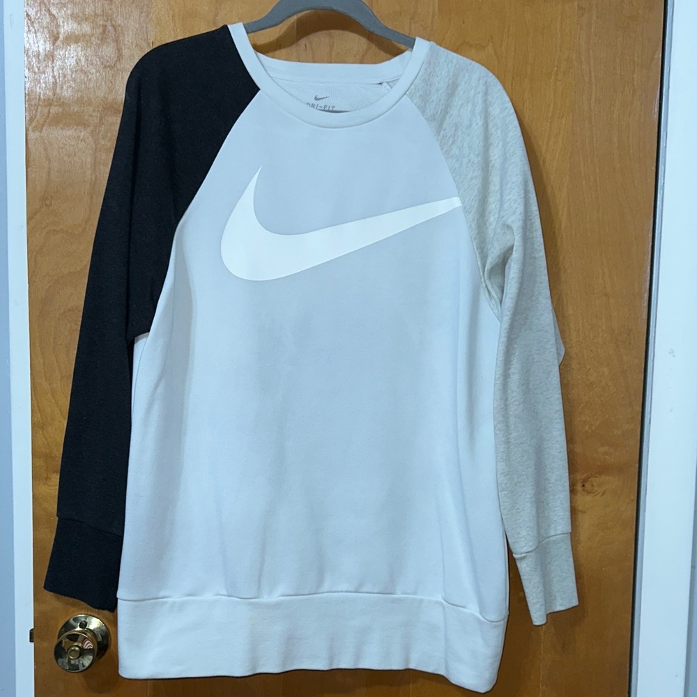 Nike Tri-Tone Logo Sweatshirt Dri-Fit
